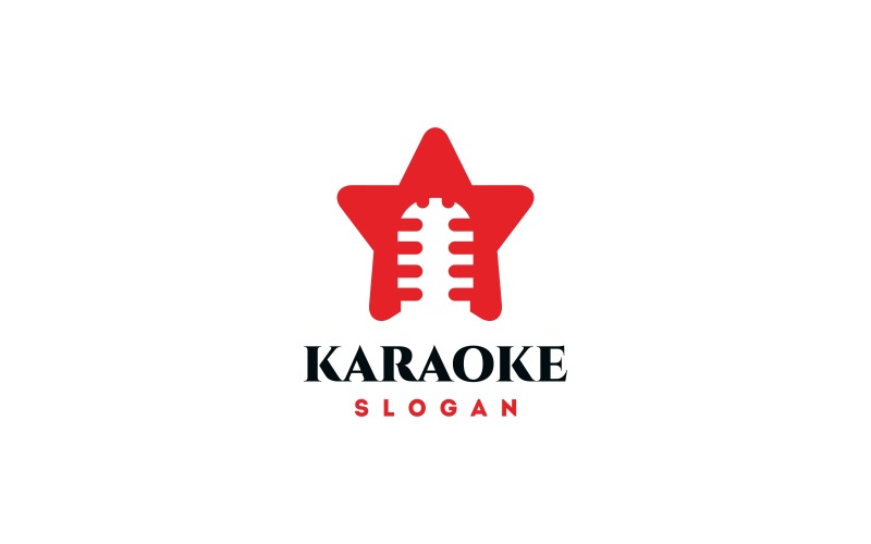 Karaoke Star Logo Template