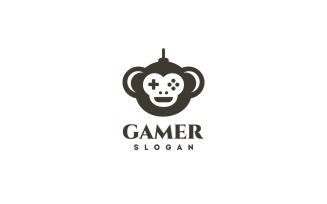 Monkey Games Logo Template