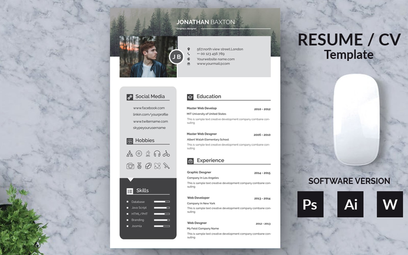 Kit Graphique #121217 A2 Resume Divers Modles Web - Logo template Preview