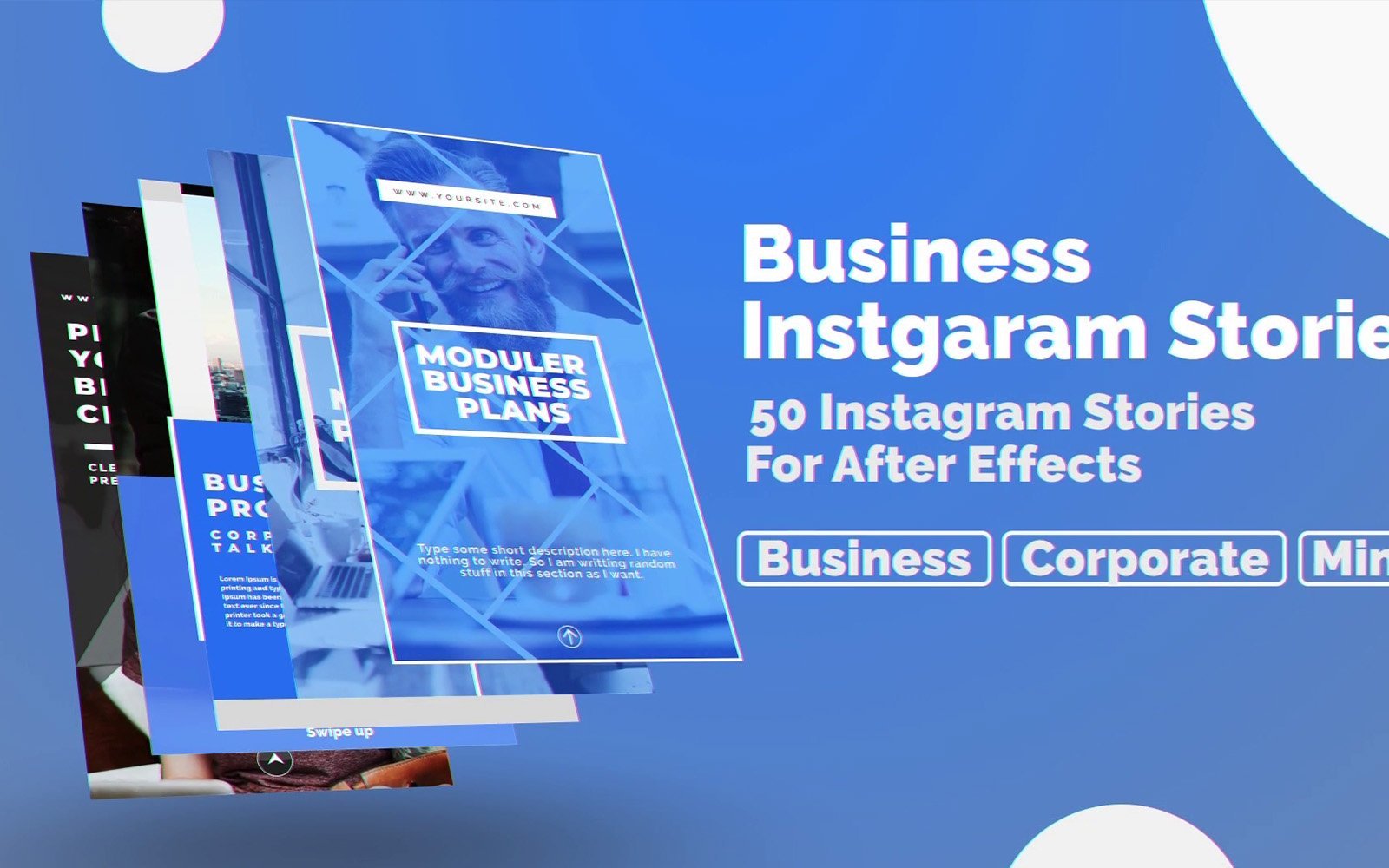 Kit Graphique #121285 Business Instagram Divers Modles Web - Logo template Preview