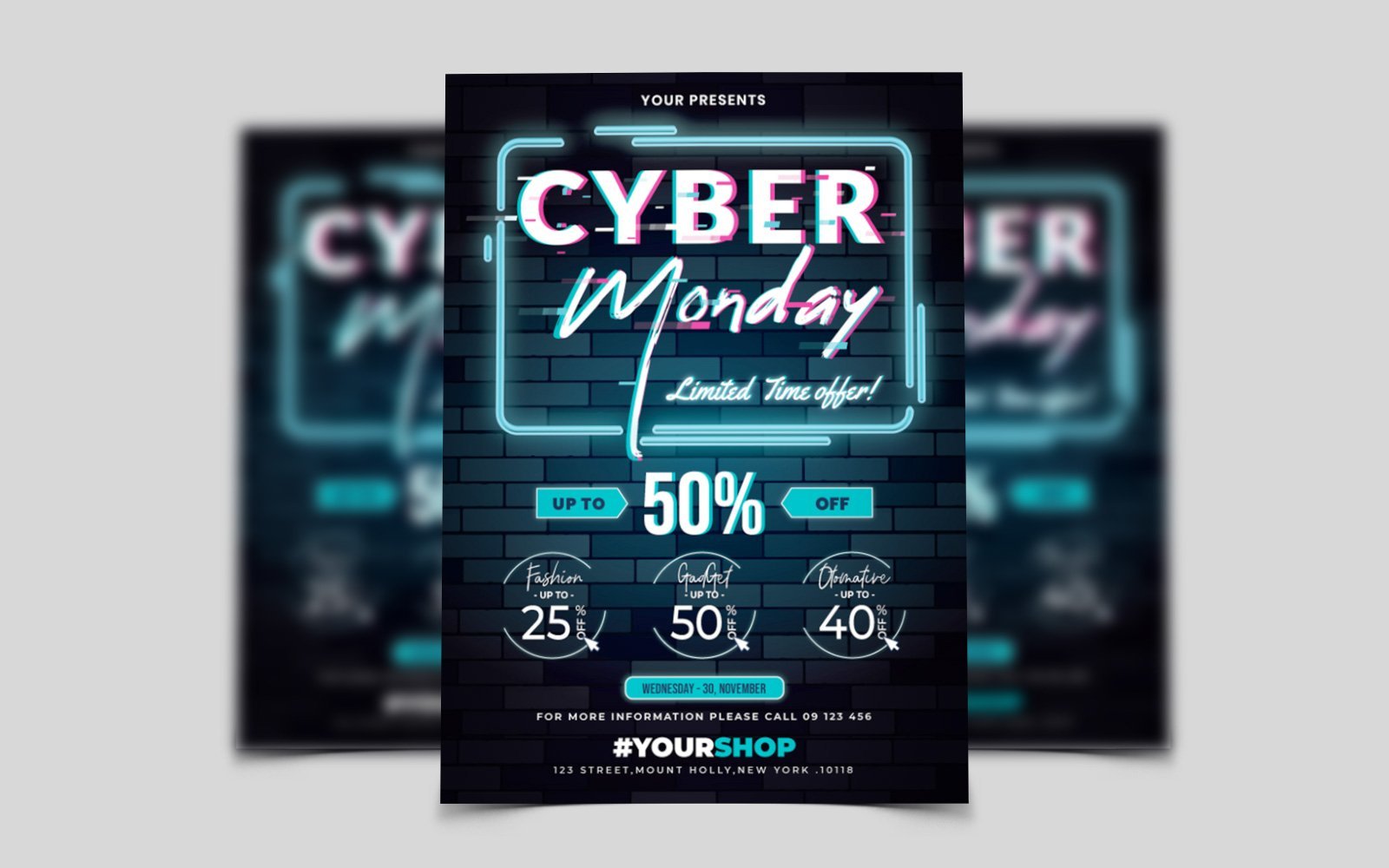 Kit Graphique #121408 Cyber Monday Divers Modles Web - Logo template Preview