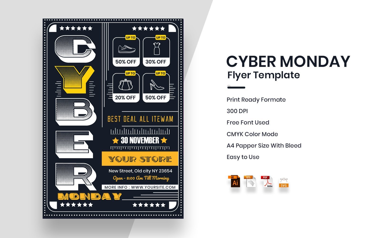 Kit Graphique #121421 Cyber Monday Divers Modles Web - Logo template Preview