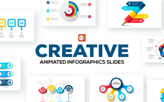 Creative Animated Infographic Presentations PowerPoint template
