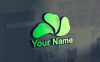 Green Eco Logo Template