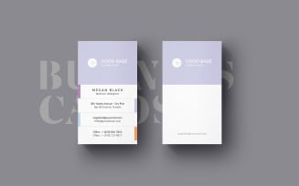 Minimal Business Card - Corporate Identity Template