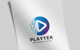 Play Technology Logo Template