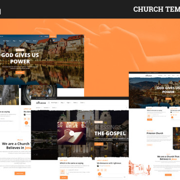 Charity Christian Website Templates 121936