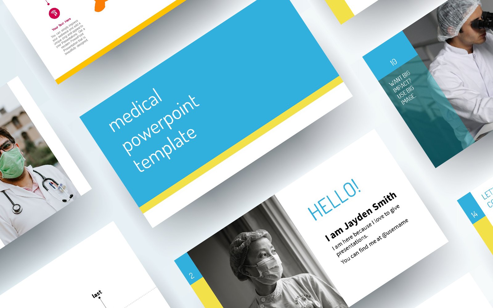 Kit Graphique #121953 Medical Powerpoint Divers Modles Web - Logo template Preview