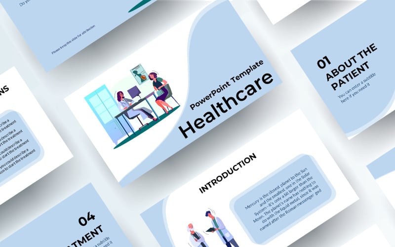 Free Healthcare PowerPoint template PowerPoint Template