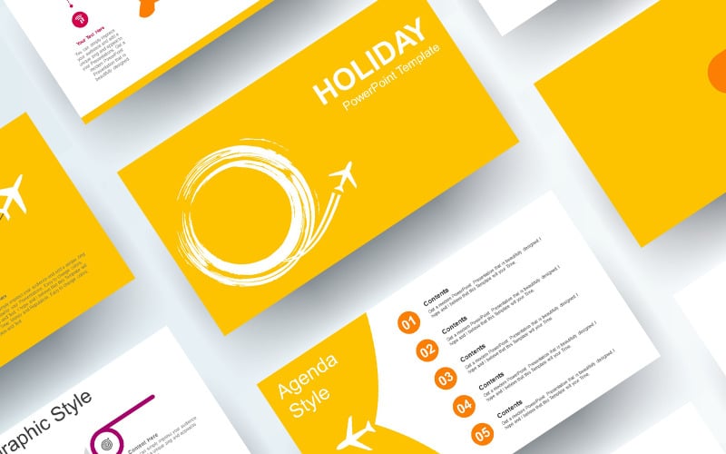 Free Holiday PowerPoint template PowerPoint Template