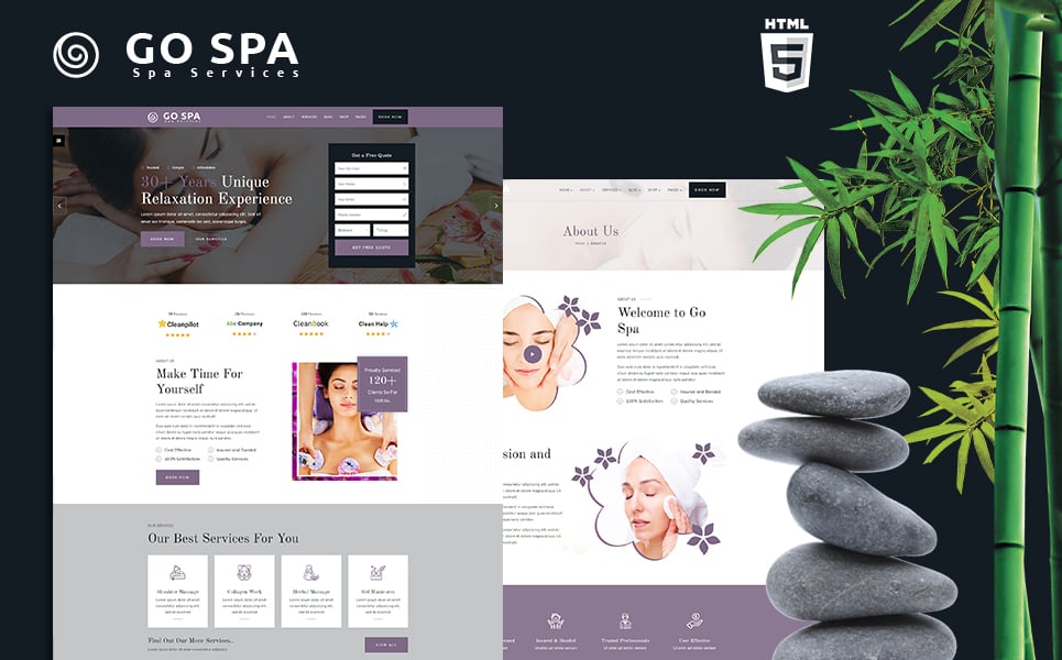Reszponzív Gospa | Beauty Salon and Spa Weboldal sablon 121931