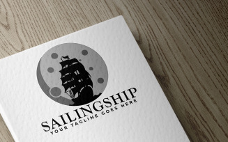 Sailing Ship Logo Template