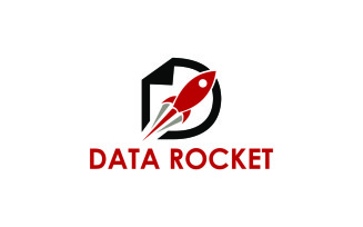 Data rocket Logo Template