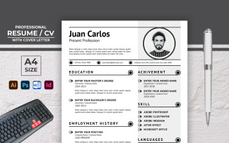 Juan Carlos Clean CV Resume Template