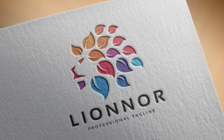 Leader Lion Logo Template