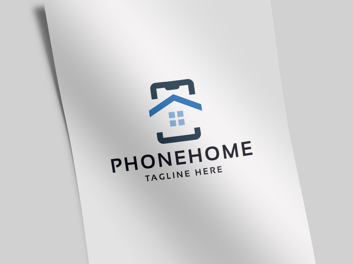 Download Phone Home Logo Template - Шаблон логотипа на тему графика