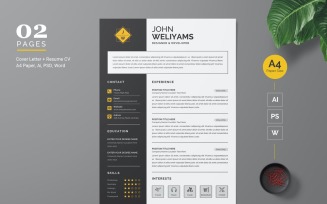 Professional and Clean Resume Template