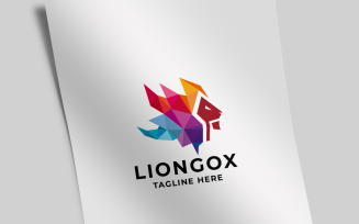 Trial Design Lion Logo Template