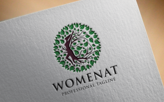 Women Nature Logo Template