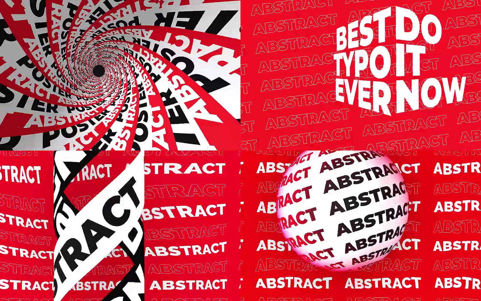 Kit Graphique #122107 Typography Abstrait Divers Modles Web - Logo template Preview