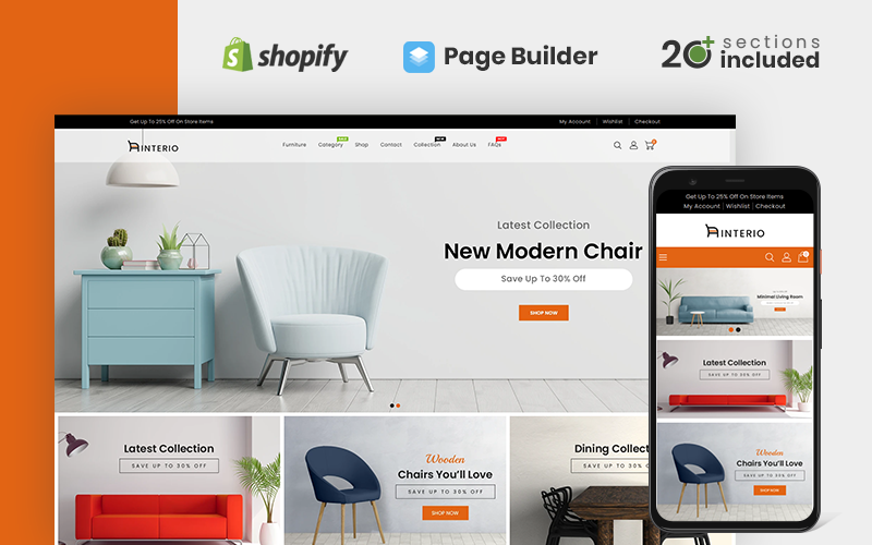 Interio Furniture Store Shopify Theme