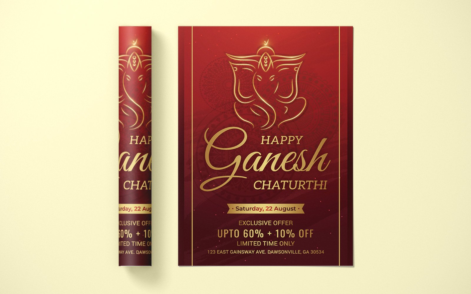 Kit Graphique #122137 Ganesh Chaturthi Divers Modles Web - Logo template Preview