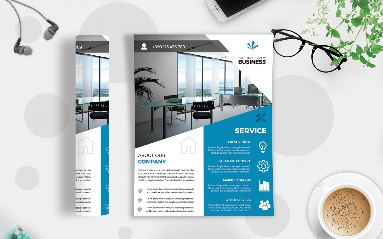 Template #122170 Agency Flyer Webdesign Template - Logo template Preview