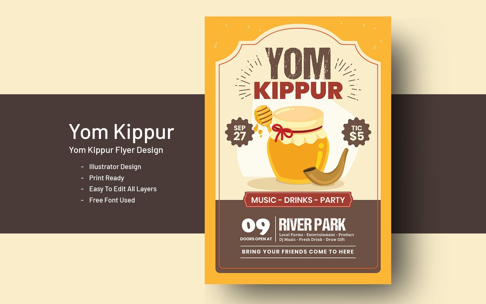 Kit Graphique #122196 Yom Kippur Divers Modles Web - Logo template Preview