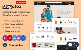 Megafox - Multipurpose Elementor WooCommerce Responsive Theme
