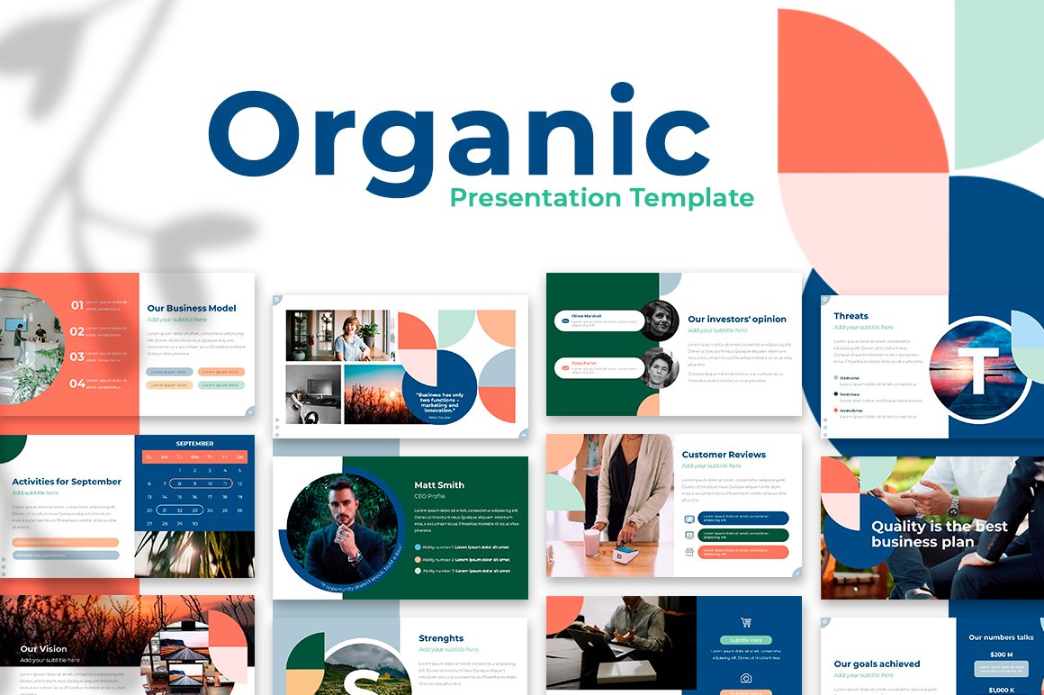 Kit Graphique #122243 Organic Business Divers Modles Web - Logo template Preview