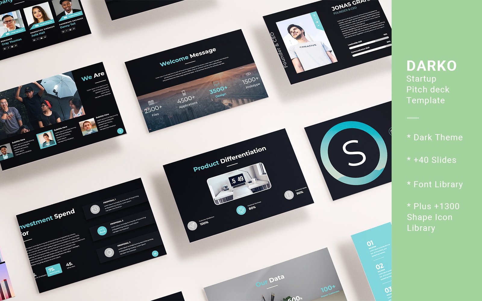 Template #122249 Deckpresentationprofessionalsimple  Webdesign Template - Logo template Preview