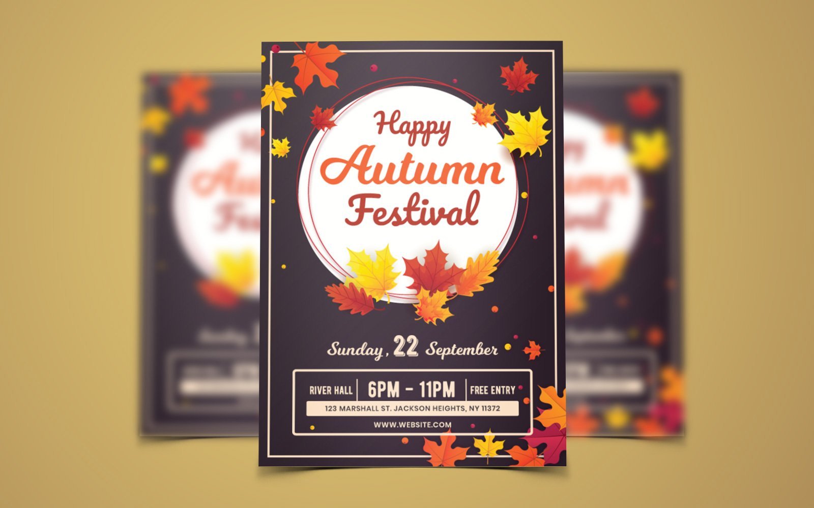 Kit Graphique #122288 Autumn Flyer Divers Modles Web - Logo template Preview