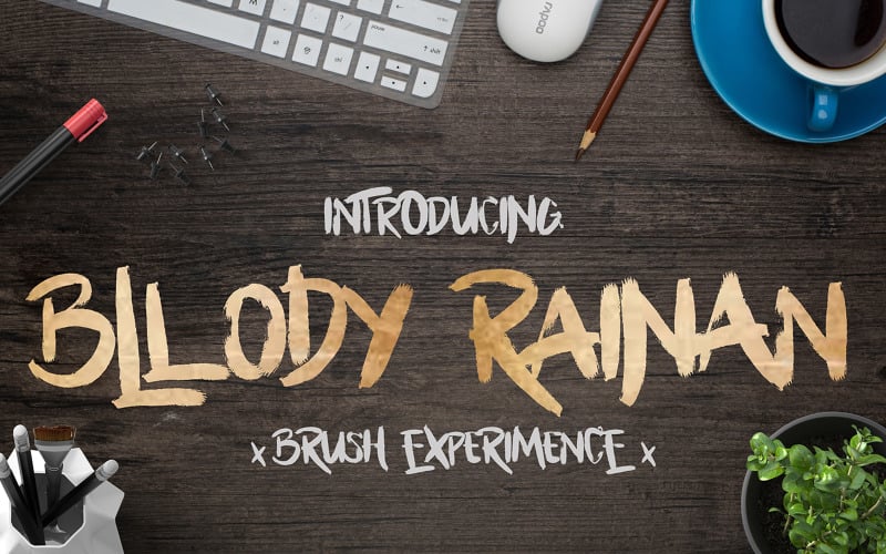 Bllody Rainan Font