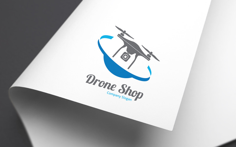 Drone Shop Logo Template