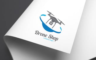 Drone Shop Logo Template