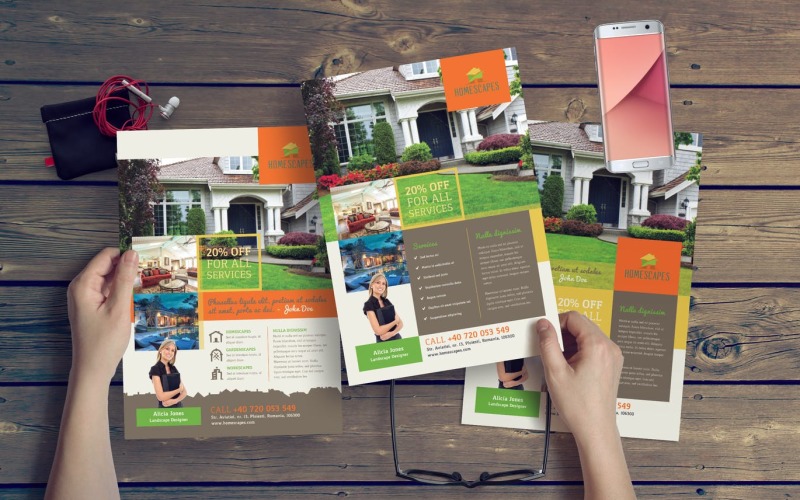 Landscaping Flyer - Corporate Identity Template