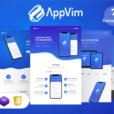 App Landing Landing Page Templates 122465