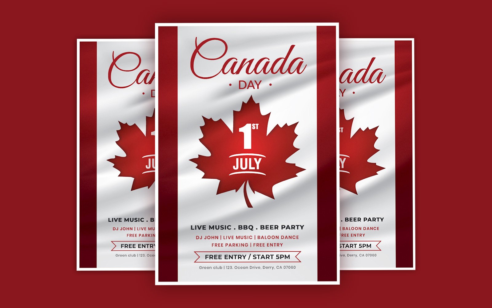 Kit Graphique #122470 Canada Jour Divers Modles Web - Logo template Preview