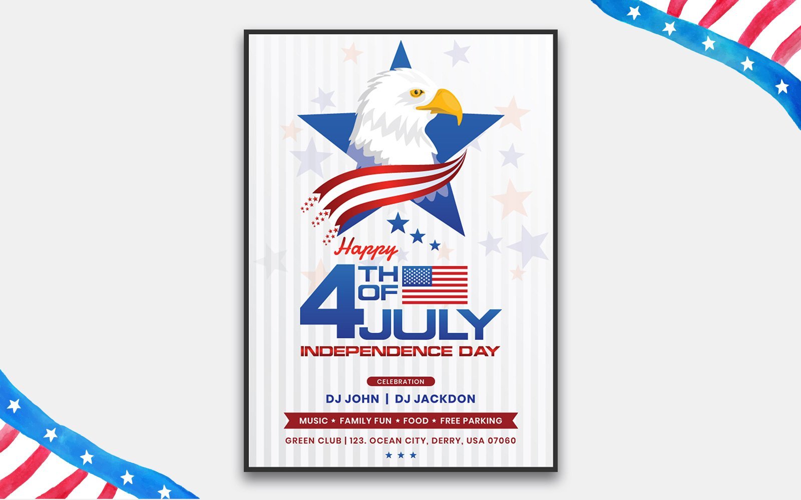 Kit Graphique #122478 Usa Independence Divers Modles Web - Logo template Preview