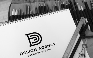Design Agency Letter D Logo Template