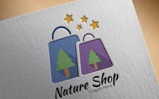 Nature Shop Logo Template