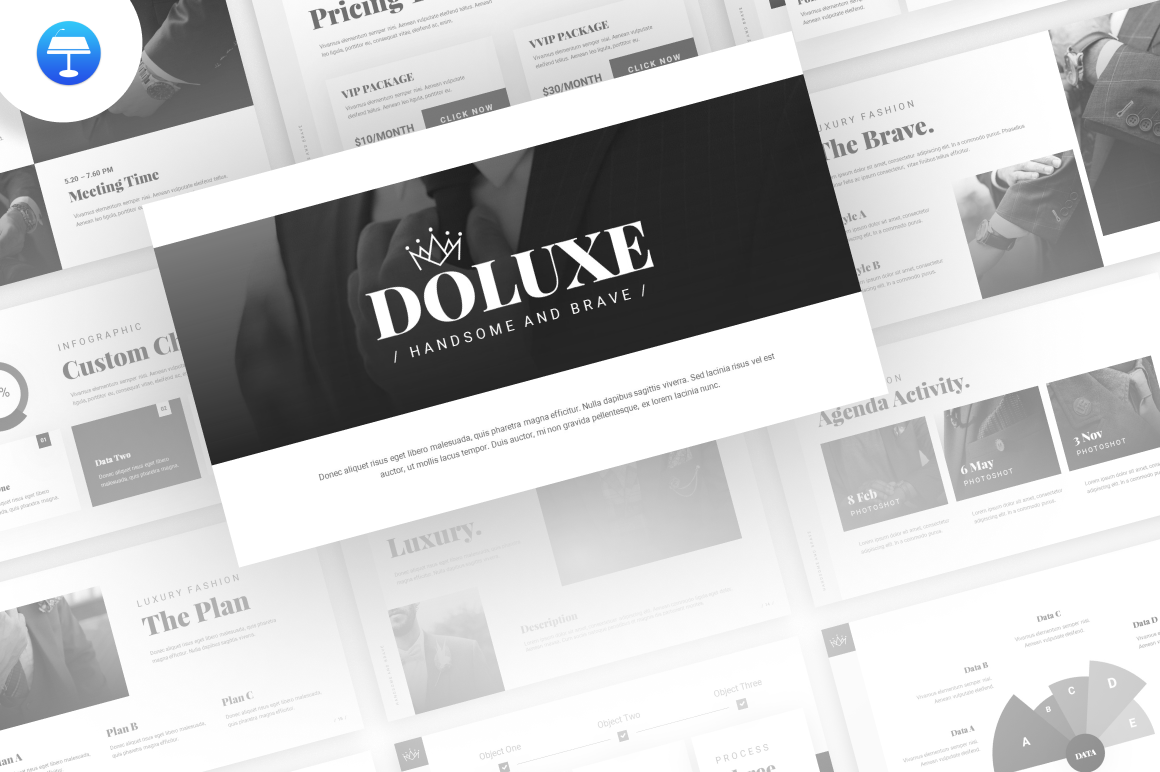 Kit Graphique #122514 Luxury Design Divers Modles Web - Logo template Preview