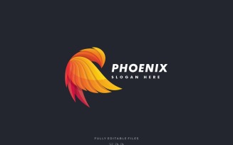 Bird Phoenix Colorful Logo Template