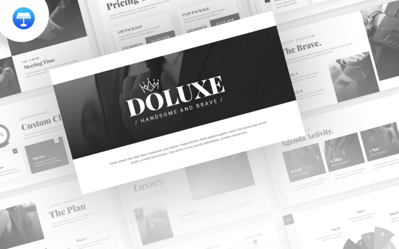 Doluxe Luxury Presentation - Keynote template Keynote Template