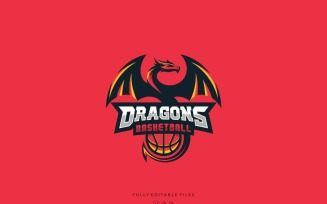 Dragon Sports and E-sports Logo Template