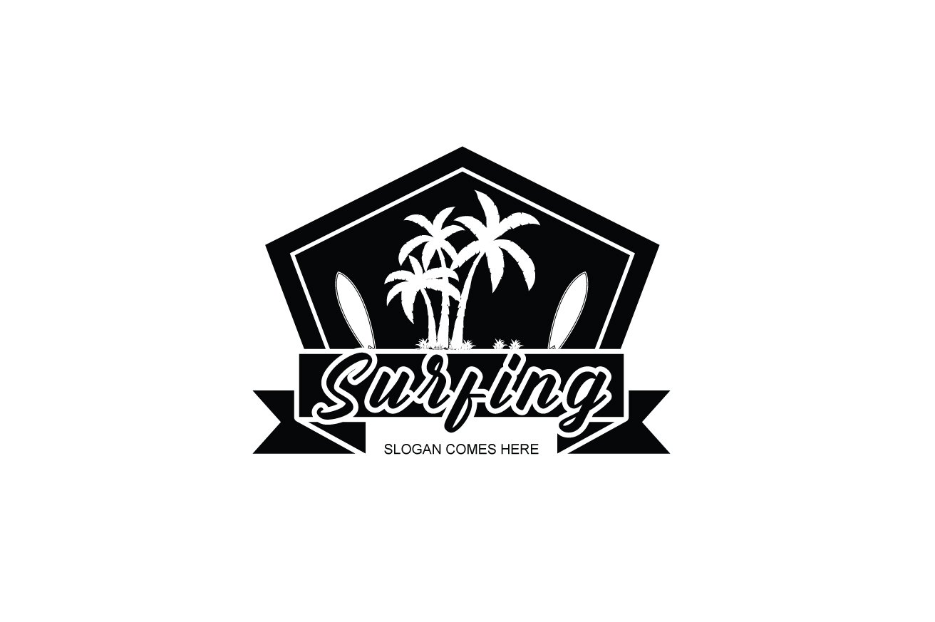 Template #122618 Surfing Waves Webdesign Template - Logo template Preview