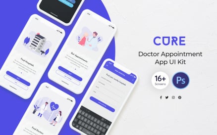 Cure: Doctor Appointment UI Element