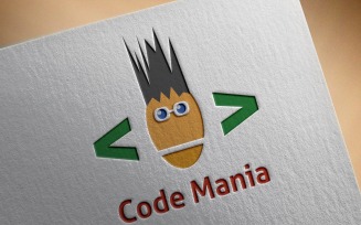 Code Mania Logo Template