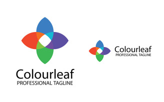 Color Leaf Premium Logo Template