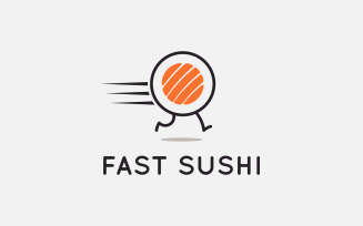Fast sushi vector - Vector Image